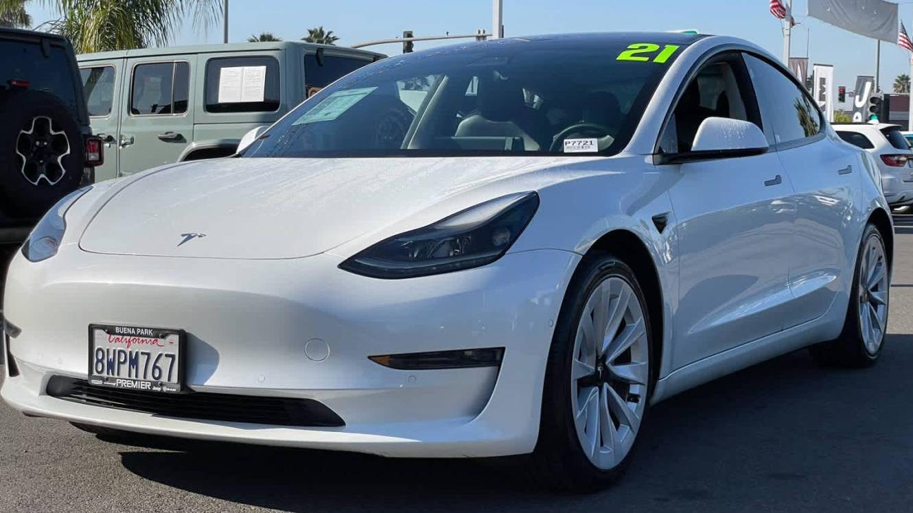 TESLA MODEL 3 2021 5YJ3E1EA9MF977800 image